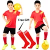 2023 Kids Football Uniforms Boys Girl Soccer Sports Uniform Custom Boys Football Jersey tracksuit children's football suit Socks