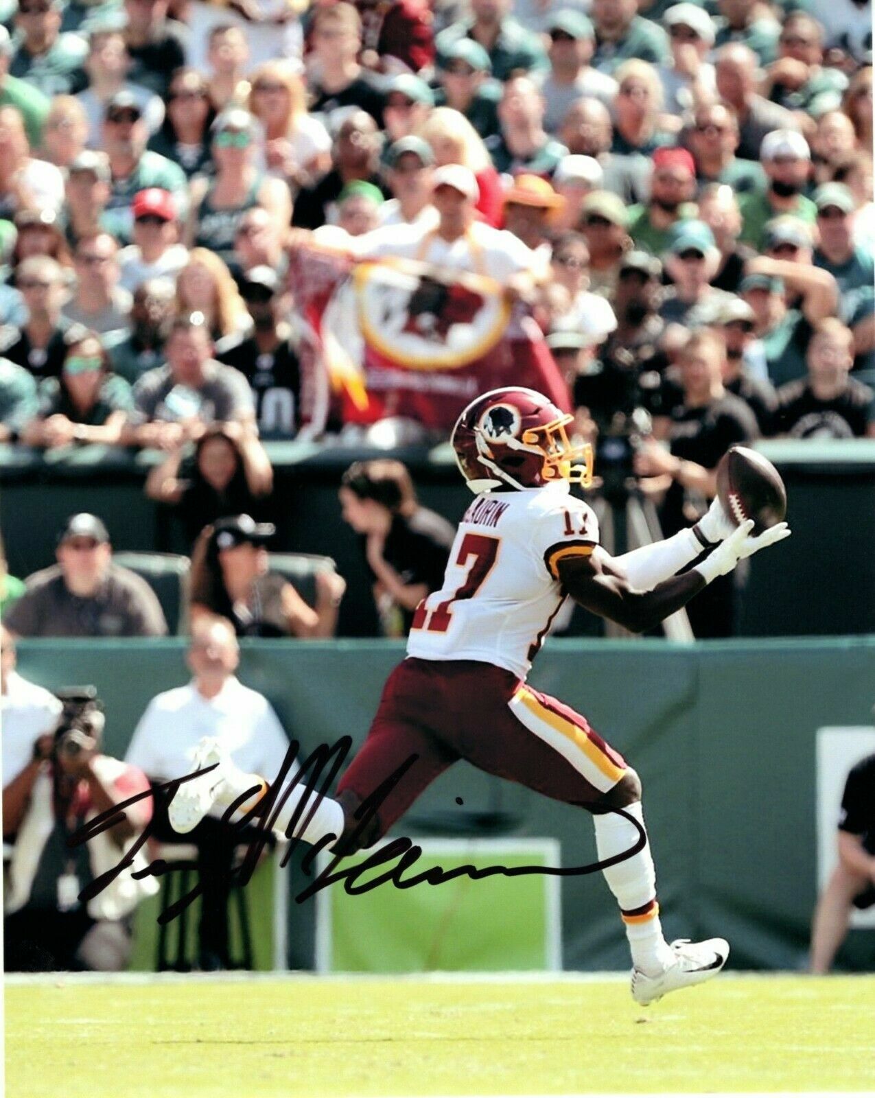 Terry McLaurin Autographed Signed 8x10 Photo Poster painting ( Redskins ) REPRINT