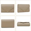 Abendtasche Damen Clutch PU Leder Envelope Tasche Handtasche mit Kette Kleine Umh&auml;ngetasche Achseltasche Portemonnaie Tasche Unterarmtasche f&uuml;r Hochzeit Tanzparty Bankett