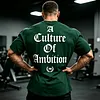 Oversize Cotton A Culture Of Ambition Graphic T-Shirt by Inlyline
