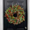 🔥Last Day 49% OFF🌲Christmas Berry Oak Leaf Wreath-mysite-Adracos