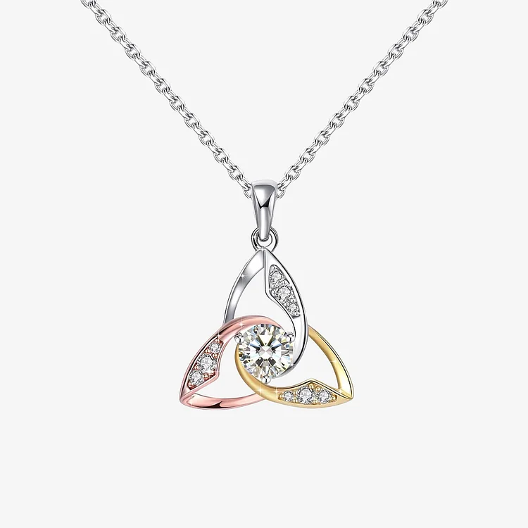 Irish Blessing Celtic Knot Necklace