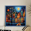 Colorful House - 14CT Counted Cross Stitch - 40*40cm