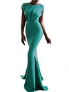 Sexy Slim Solid Color Mermaid Maxi Dress