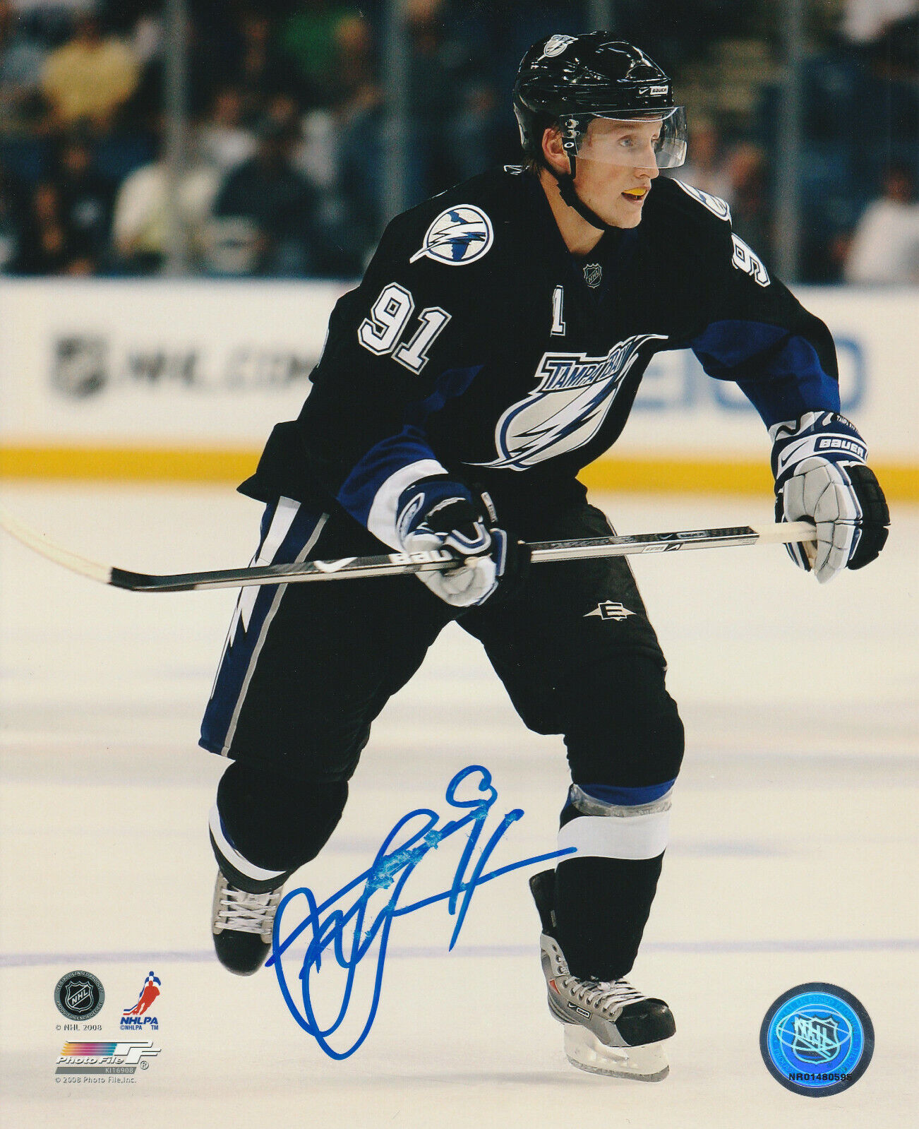 STEVEN STAMKOS SIGNED TAMPA BAY LIGHTNING 8x10 Photo Poster painting #6 Autograph