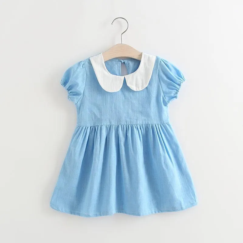 Girls Cute Vest Dress 2021 Kids Sleeveless Dresses Summer Children Elegant Red Princess Dress 2 3 4 5 6 Years Baby Girl Clothing