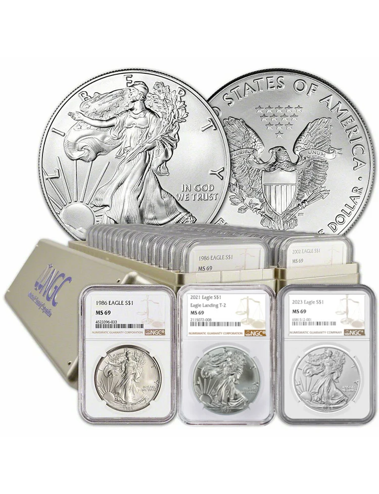 2023 1 oz Silver American Eagle $1 Coin BU