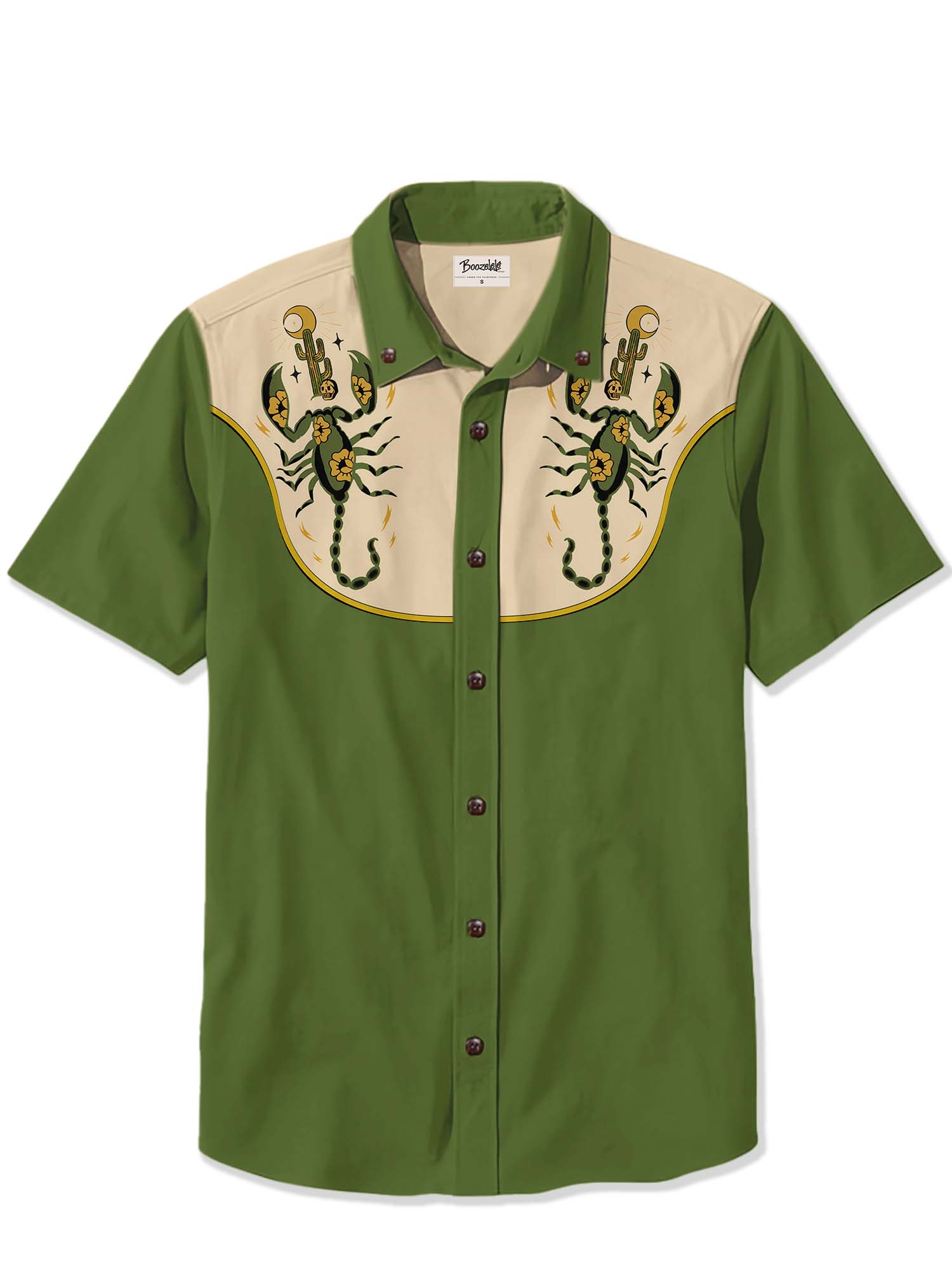 Western Cactus And Scorpions - 100% Cotton Shirt