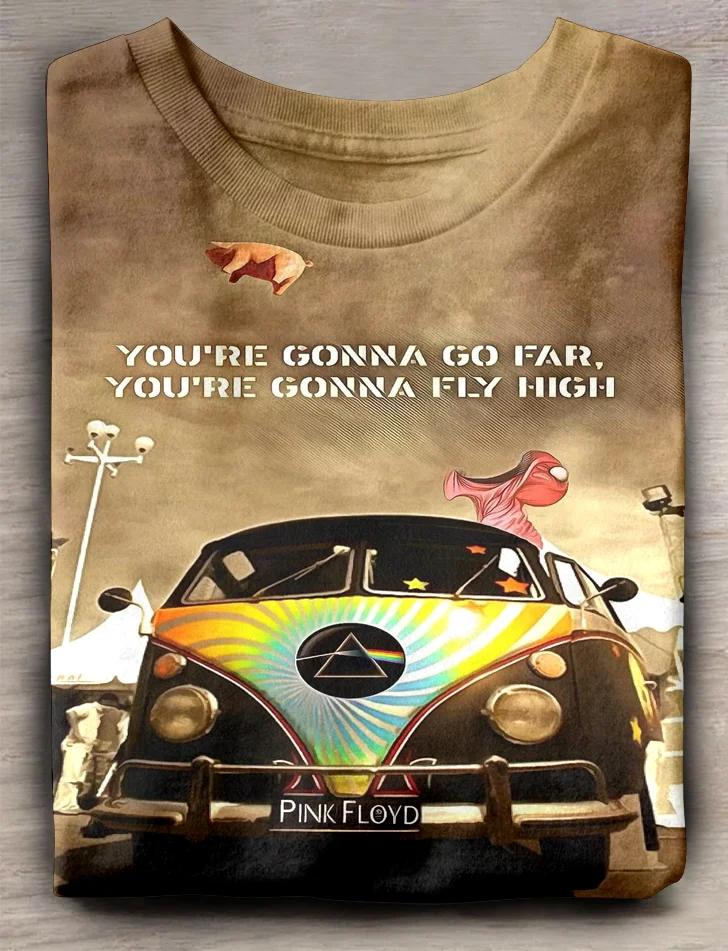 Teecade Teecade Pink Floyd You're Gonna Go Far T-shirt