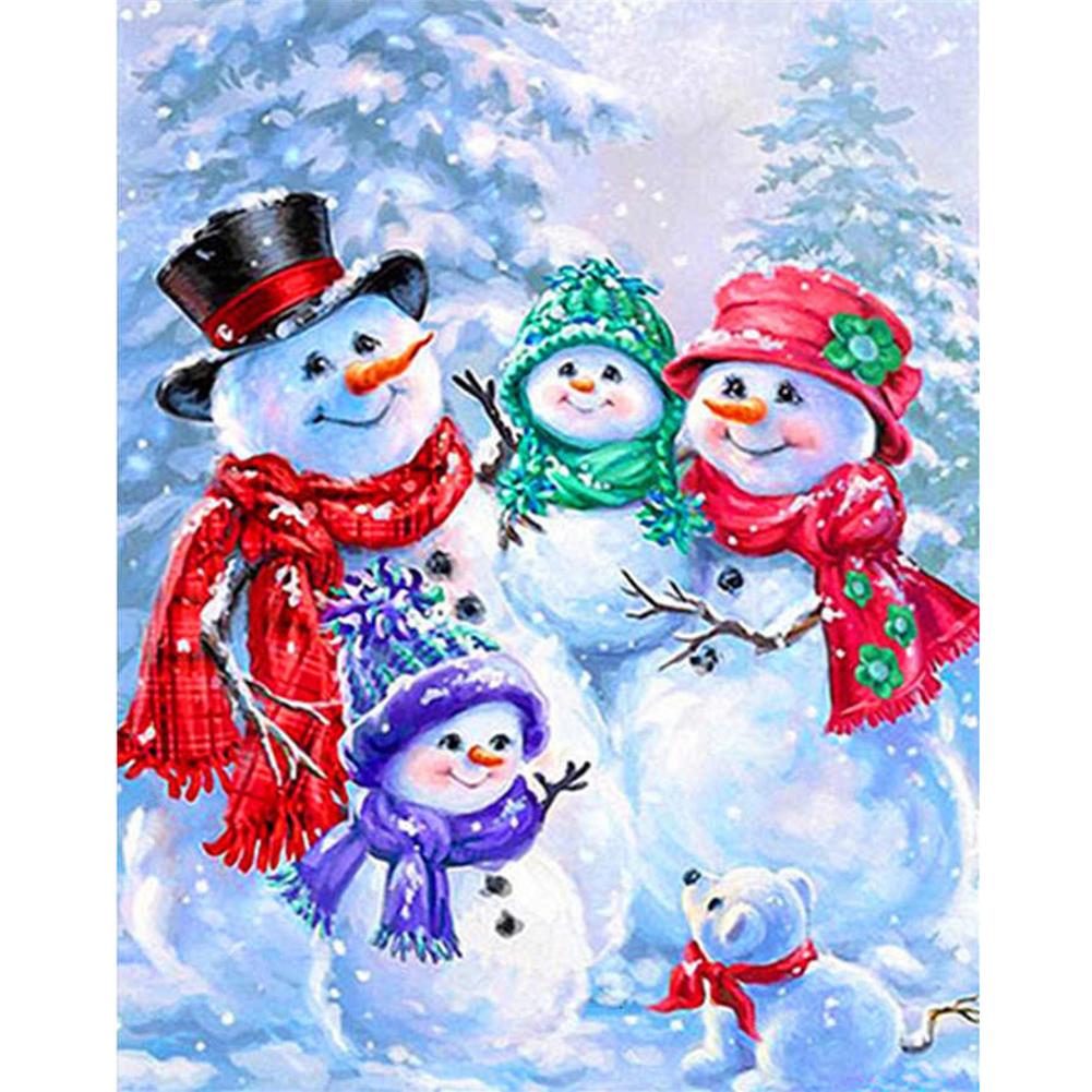 

30x40cm Round Drill Diamond Painting-Santa Claus, 501 Original