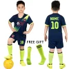 2023 Kids Football Uniforms Boys Girl Soccer Sports Uniform Custom Boys Football Jersey tracksuit children's football suit Socks