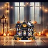 2D flacher Halloween-Druck DIY Diamond Painting Desktop Ornament Kit für Wohnkultur