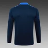 2024/2025 Juventus Half-Pull Training Suit Royal Blue Football Shirt 1:1 Thai Quality