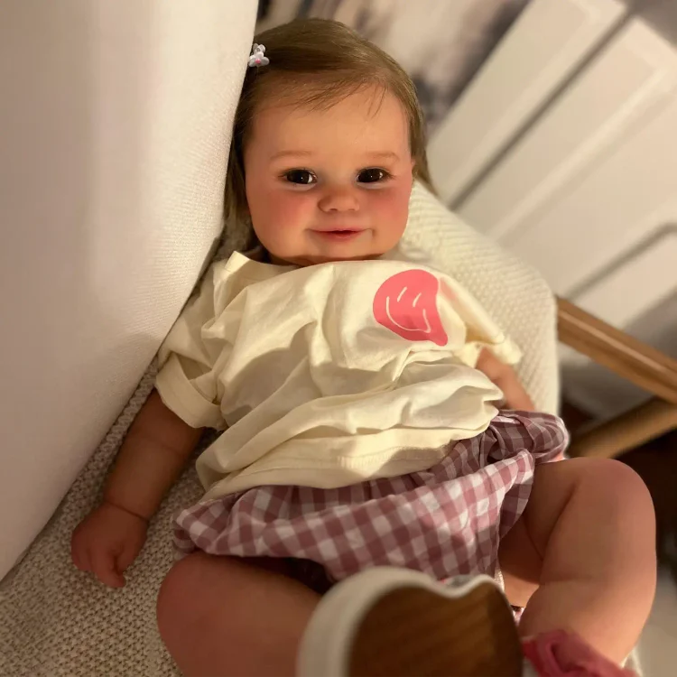 20" Realistic Baby doll Reborn Toddlers Doll Girl Qilongo Handmade Huggable and Posable：Realistic Reborn Baby Dolls By Rsgdolls®
