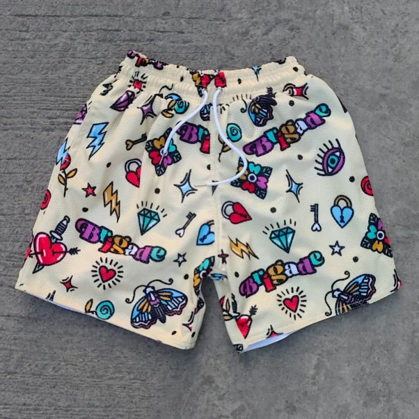 Casual Personalized Cartoon Pattern Shorts