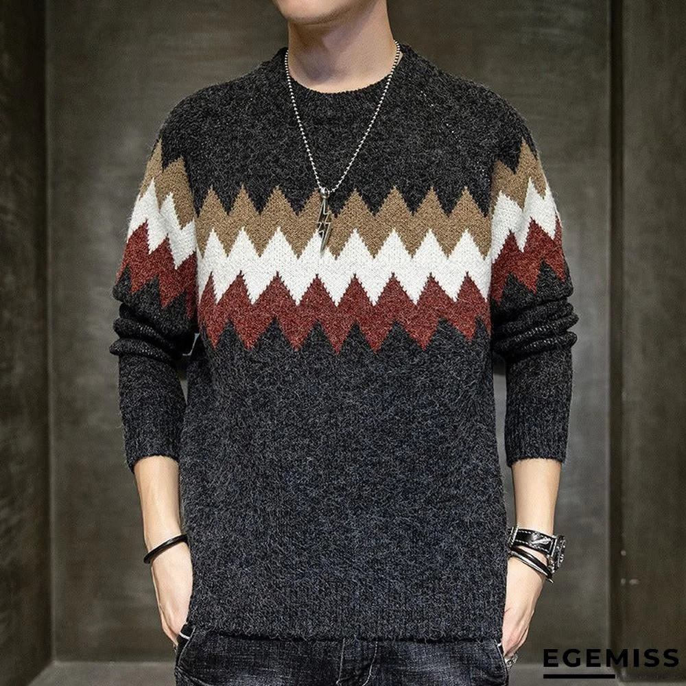 Loose Neck Sweater Men's Sweater | EGEMISS