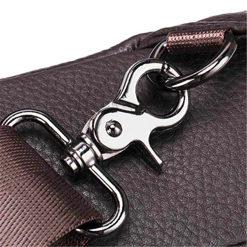 Outdoor Daily Casual Leather Crossbody Packs Chest Bag For Men