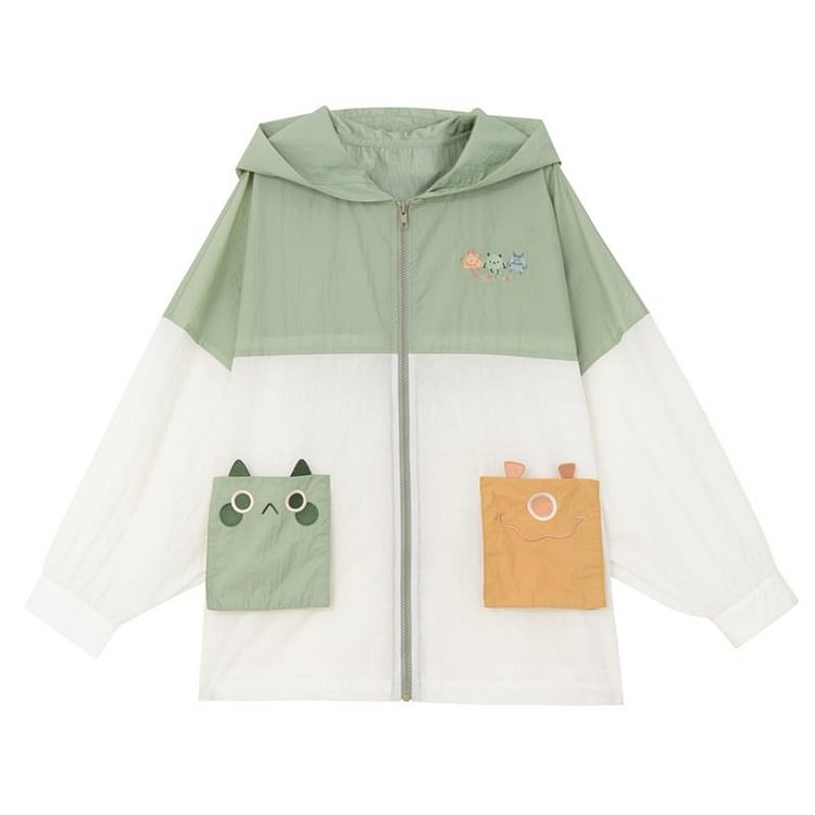 Monster Embroidery  Sun Protective Outerwear