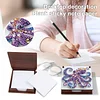 Wooden DIY Octopus Diamond Painting Kit Note Box with 160 Papers for Office Desk