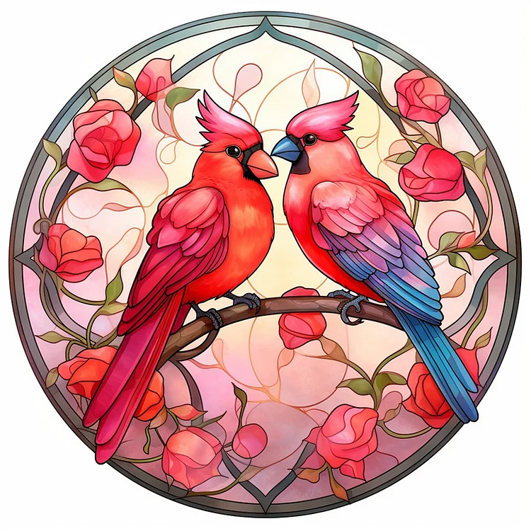 Full Round Diamond Painting - Love For Birds 30*30CM