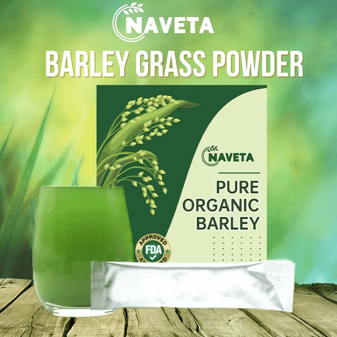 NavetaTM Barley Grass Powder 100% Pure & Organic