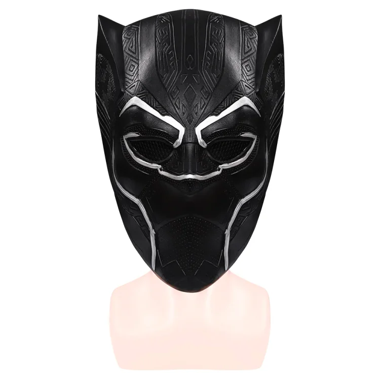 Captain America: Civil War Black Panther TChalla Mask Cosplay Latex Masks Helmet Masquerade Halloween Party Costume Props