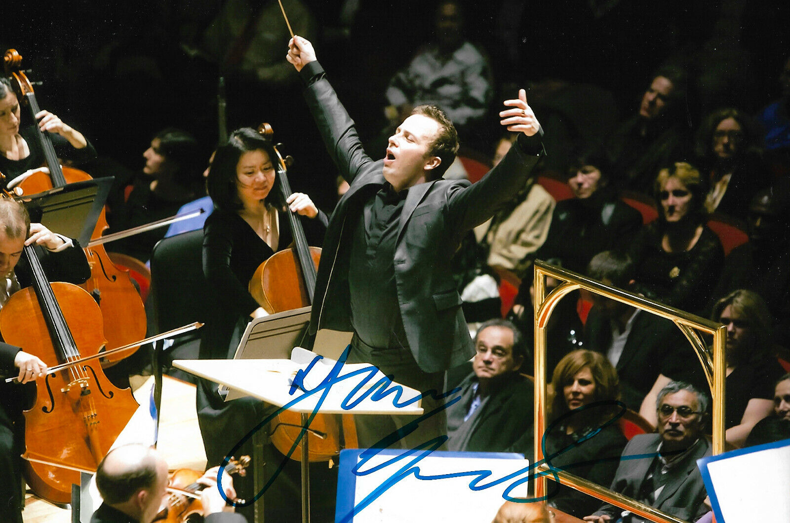 Yannick Nezet-Seguin Conductor signed 8x12 inch Photo Poster painting autograph