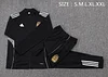25/26 argentina black long zipper Training Jacket Set