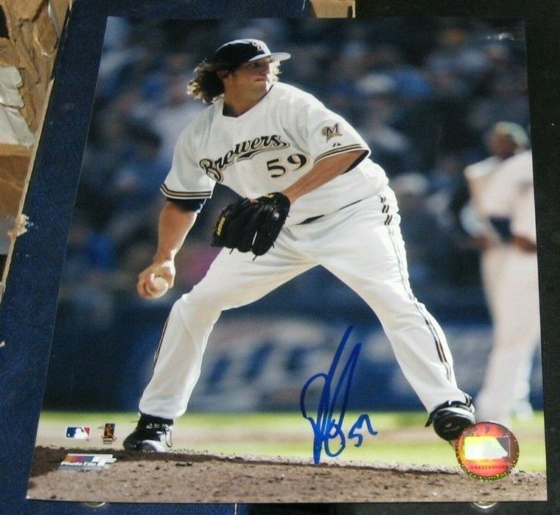 Derrick Turnbow Milwaukee Brewers SIGNED AUTOGRAPHED Photo Poster painting FILE 8x10 Baseball