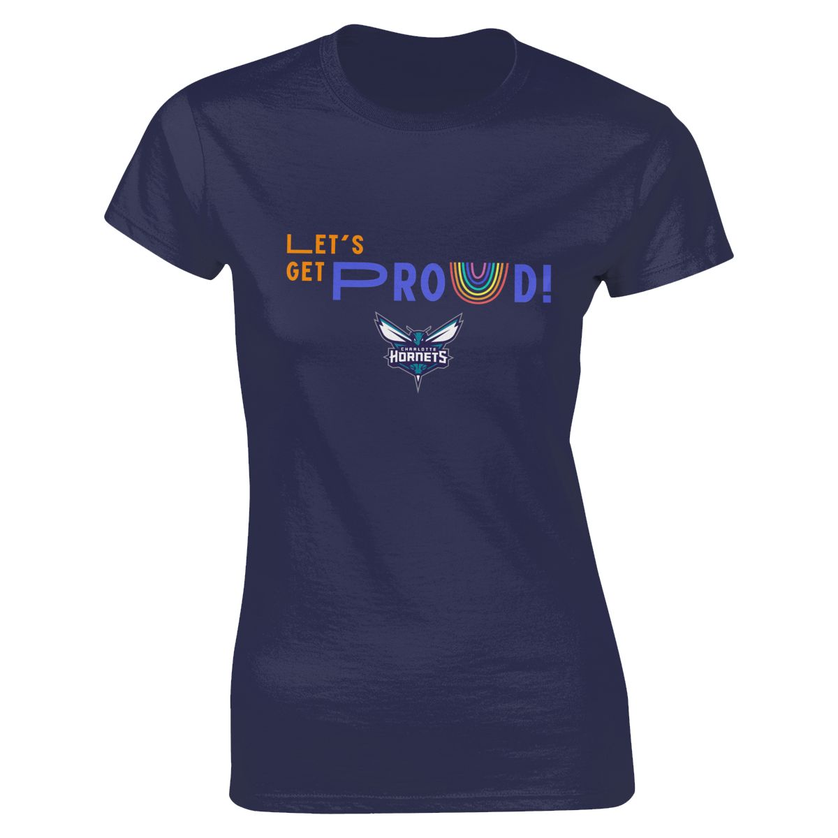 Charlotte Hornets Let's Get Proud Women's Classic-Fit T-Shirt
