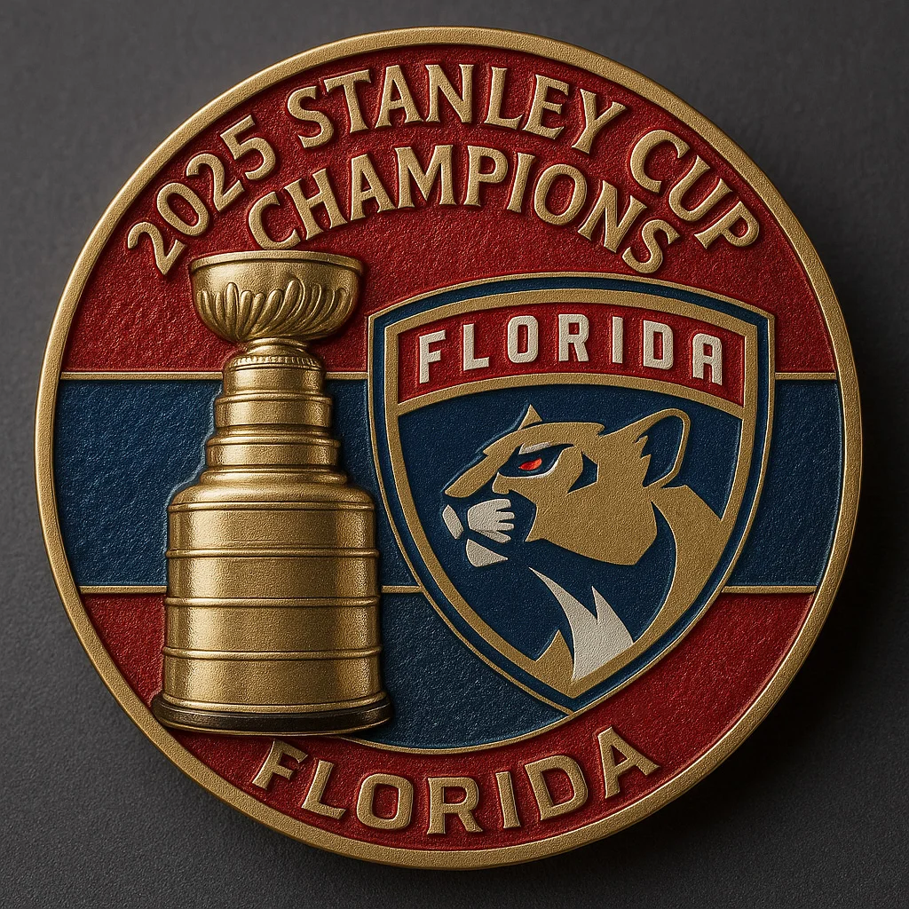Florida Panthers 2025 Stanley Cup Champions Commemorative Coin