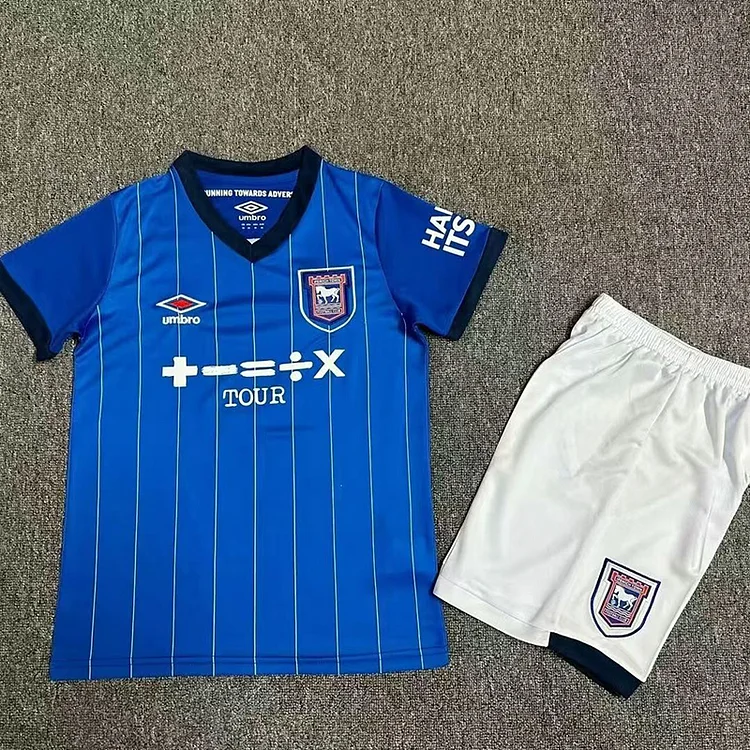 24-25 Kids Ipswich Home Football Shirt