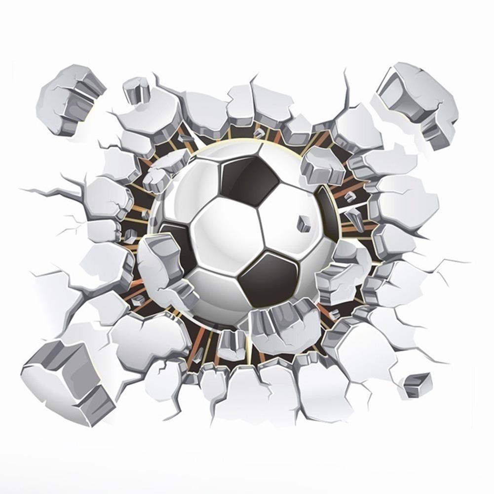 

15x12cm DIY Removable 3D Soccer Ball Football Wall Car Body Sticker Decal, 501 Original