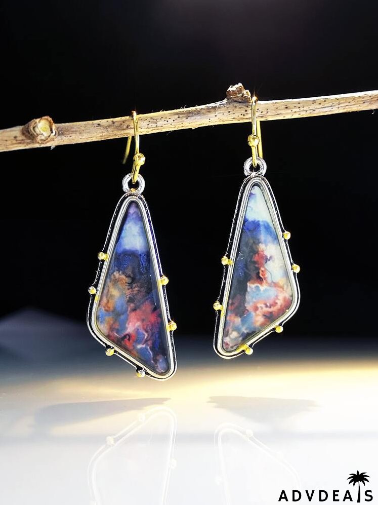 Geometric Drop Earrings