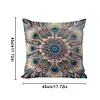 Mandala-11CT Stamped Cross Stitch Pillowcase 45*45cm