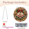 Bell DIY Diamond Painting Pendant 24cm Double-Sided Crystal Resin