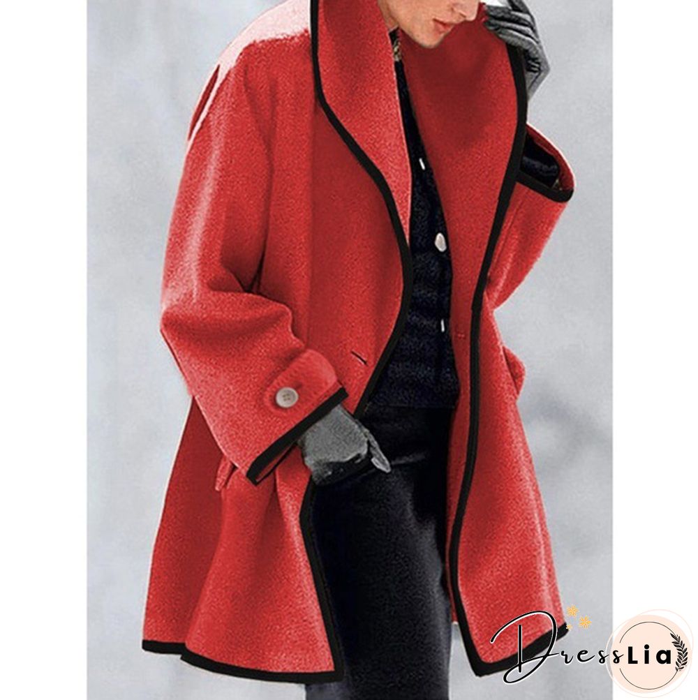 Women's Down Jacket Winter Womens Winter Wool Coat Trench Jacket Ladies Warm Slim Long Overcoat Outwear Plus Size S-5XL