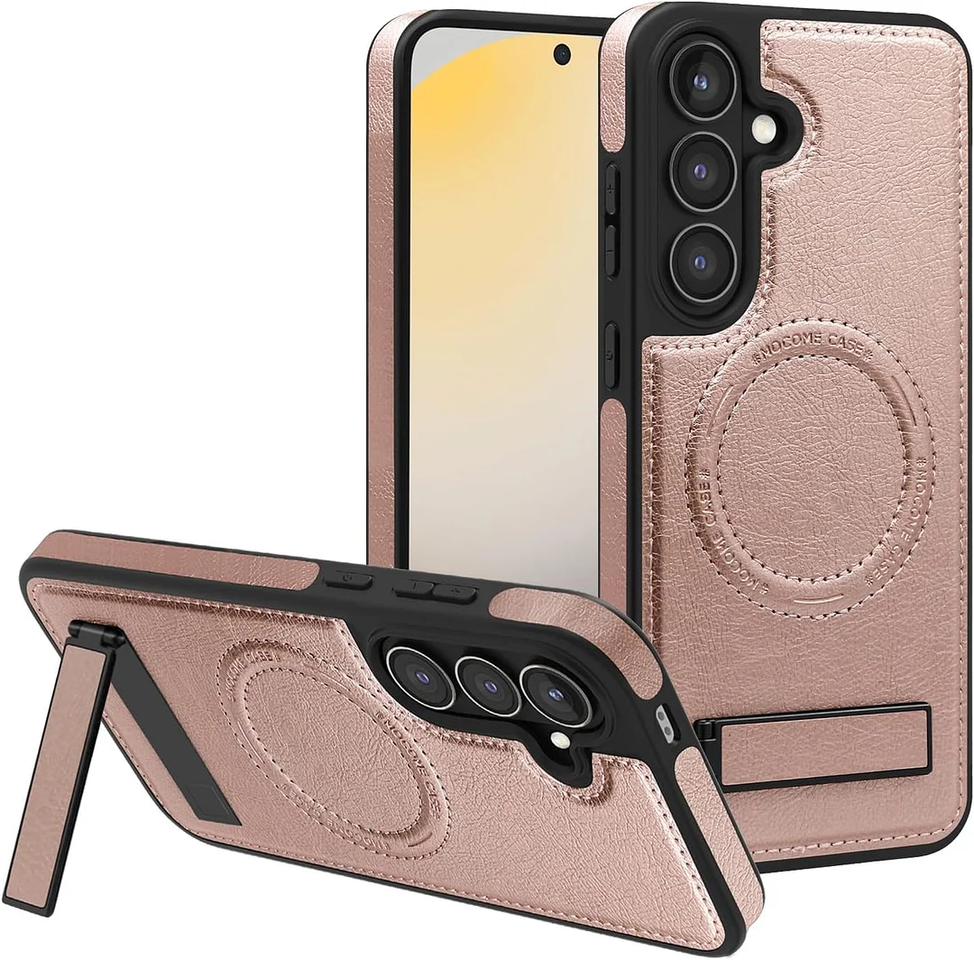 Samsung Galaxy Z Fold 6 Leather Case Magnetic Protective Case Holder Phone Case