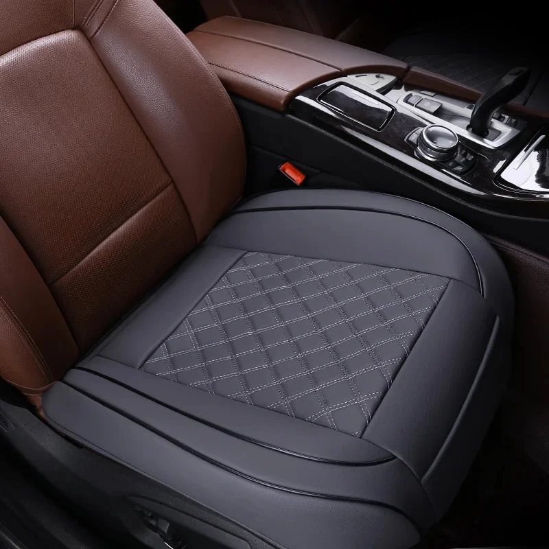 Waterproof Leather Cover Universal Breathable Car Cushion Protector Mat Pad for Auto Seat Fit Interior Accessories