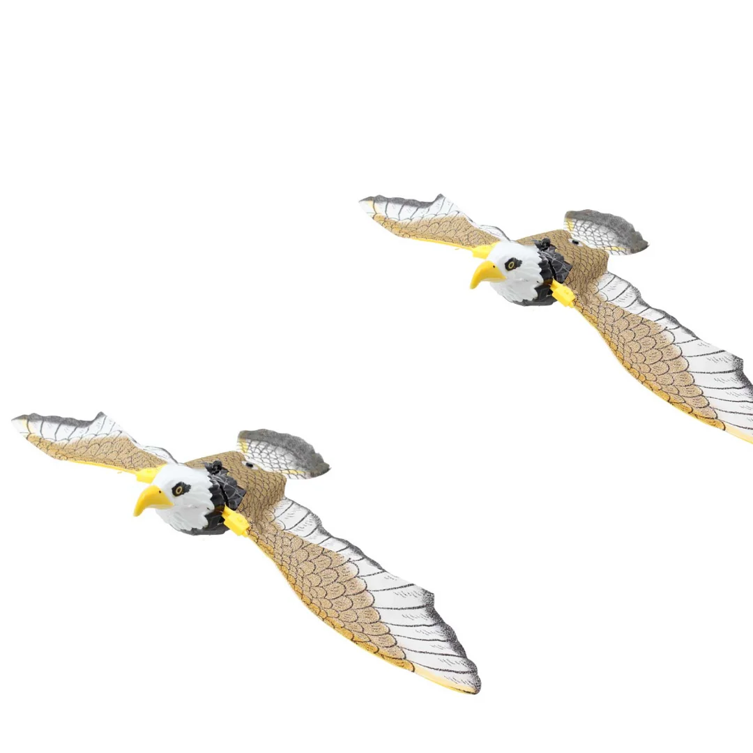 Waggfluence Bird Simulation Interactive Hanging Parrot/Eagle Flying Toy for Cats (HOT PRODUCT | LOW STOCK)