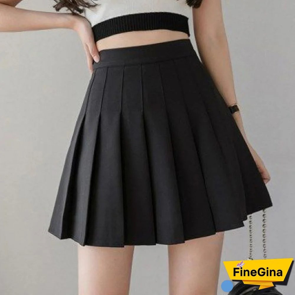 Women High Waist Sexy Mini Skirt School Short Pleated Kawaii Japanese Pink Skirt Female Spring Summer Korean Skirt Shorts