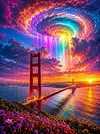 Luxury AB Velvet Diamond Painting Kit - Landscape