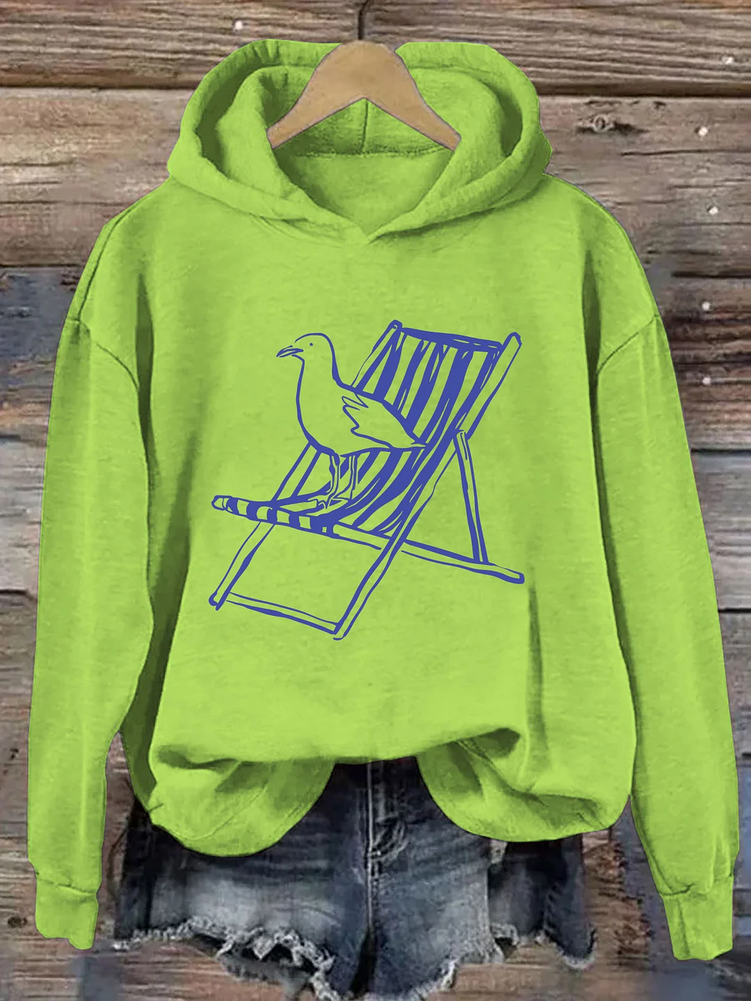 Whimsical Seagull Hoodie