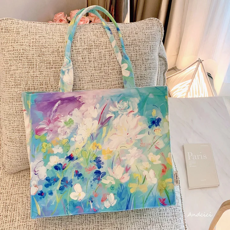 Casualruby© Oil Painting Tote Bag