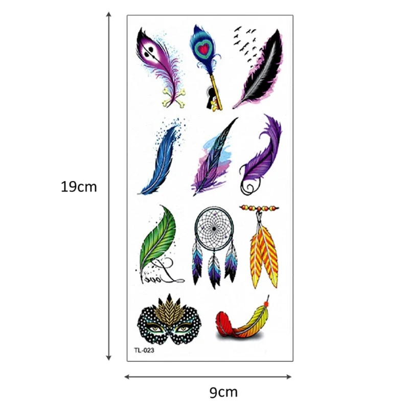 waterproof tattoo temporary sticker tattoo flower water transfer rose temporary tattoos on the body art girls bikini stickers