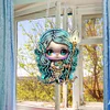Diamond Painting Acrylic Mermaid Girl Hanging Pendant