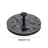 1W Floating Solar Water Fountain Pump for Garden Pond Pool Fish Tank Bird Bath