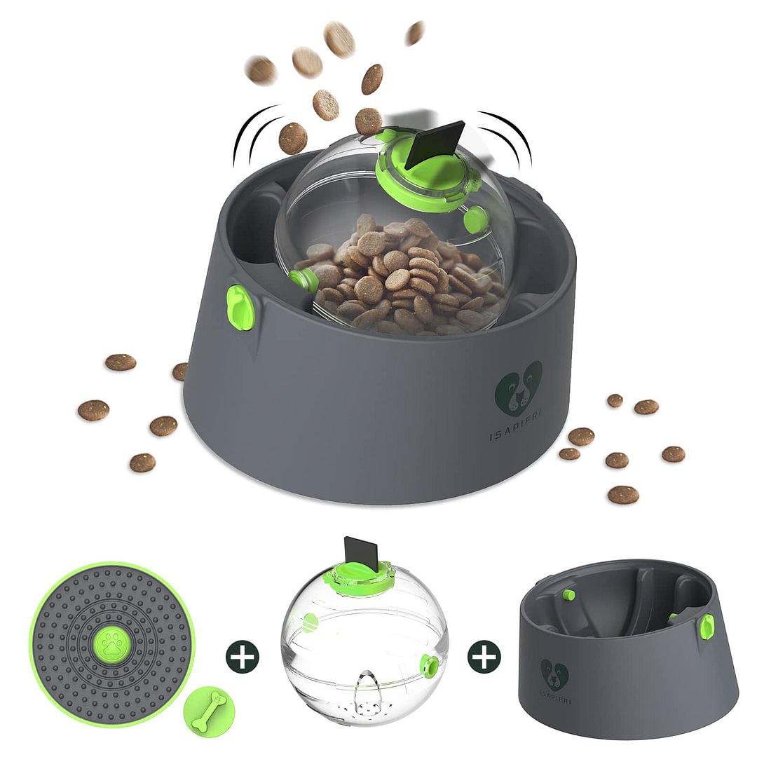 Dog Feeder Toys Set 3 in1 with Treat Balls