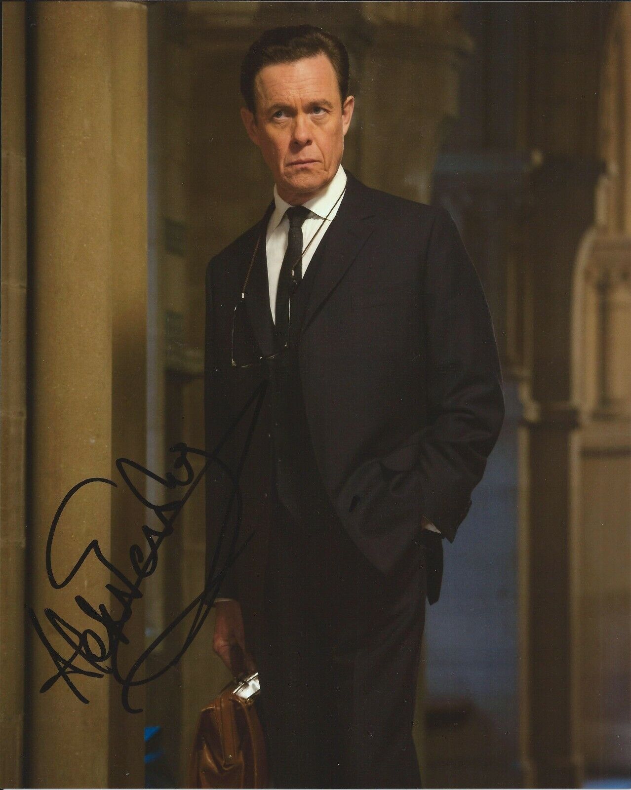 Alex Jennings autograph - signed A Very English Scandal Photo Poster painting - The Crown