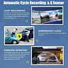 3 Channel 1080P Full HD Car DVR Video Recorder 170 Degree Wide Angle DVR On-Dash Camera Looping Recording W/ 3 Inch IPS Screen